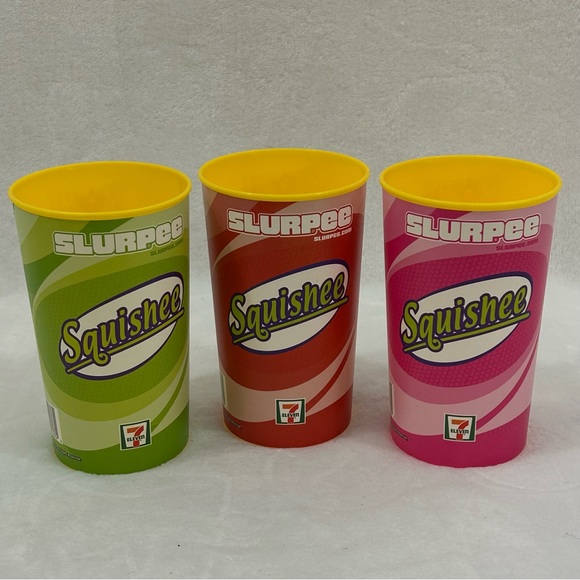 The Simpsons Movie 22 oz Slurpee Squishee Plastic Cups 7-Eleven Kwik E Mart 2007 - Picture 8 of 9